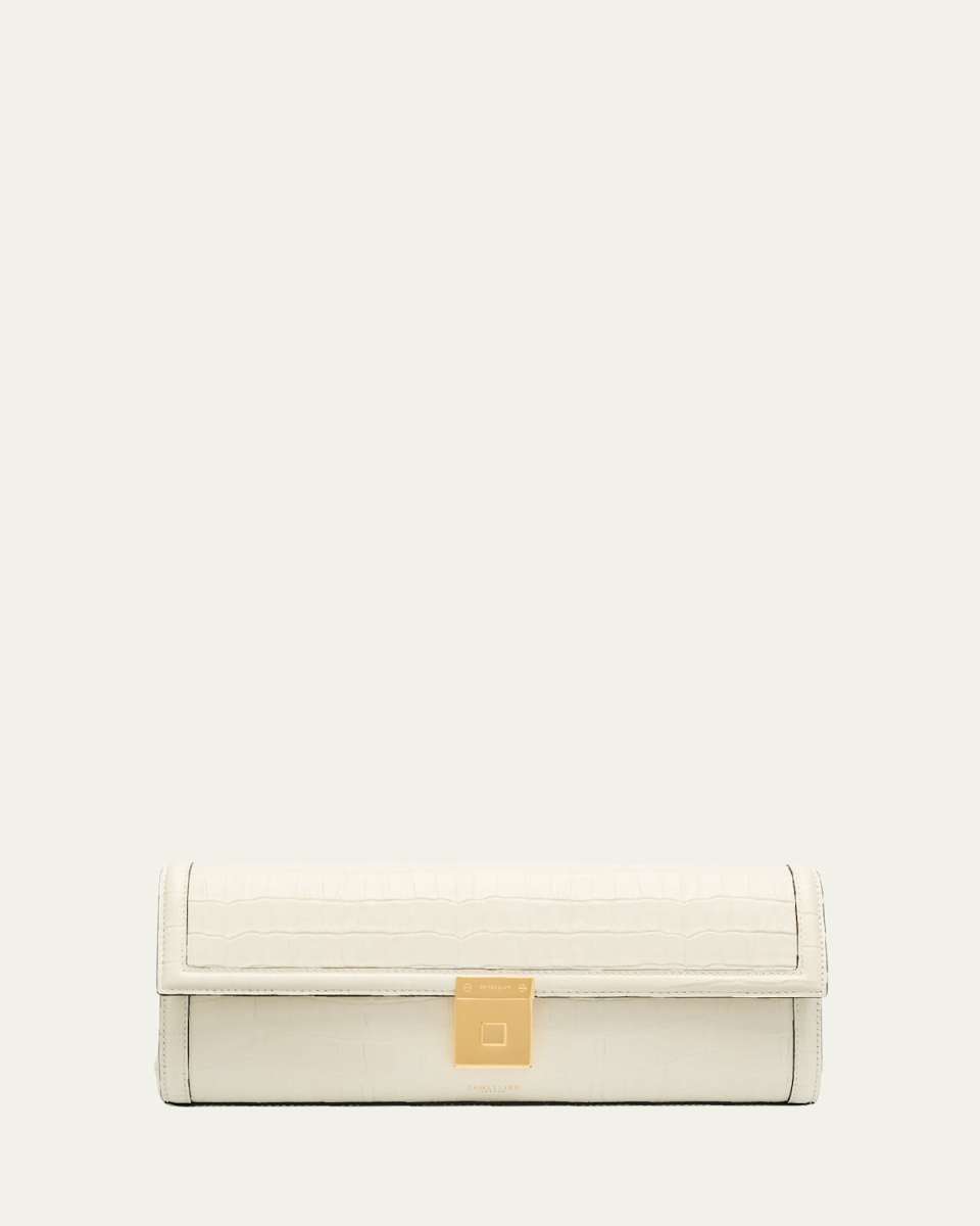 The Paris Flap Leather Clutch Bag